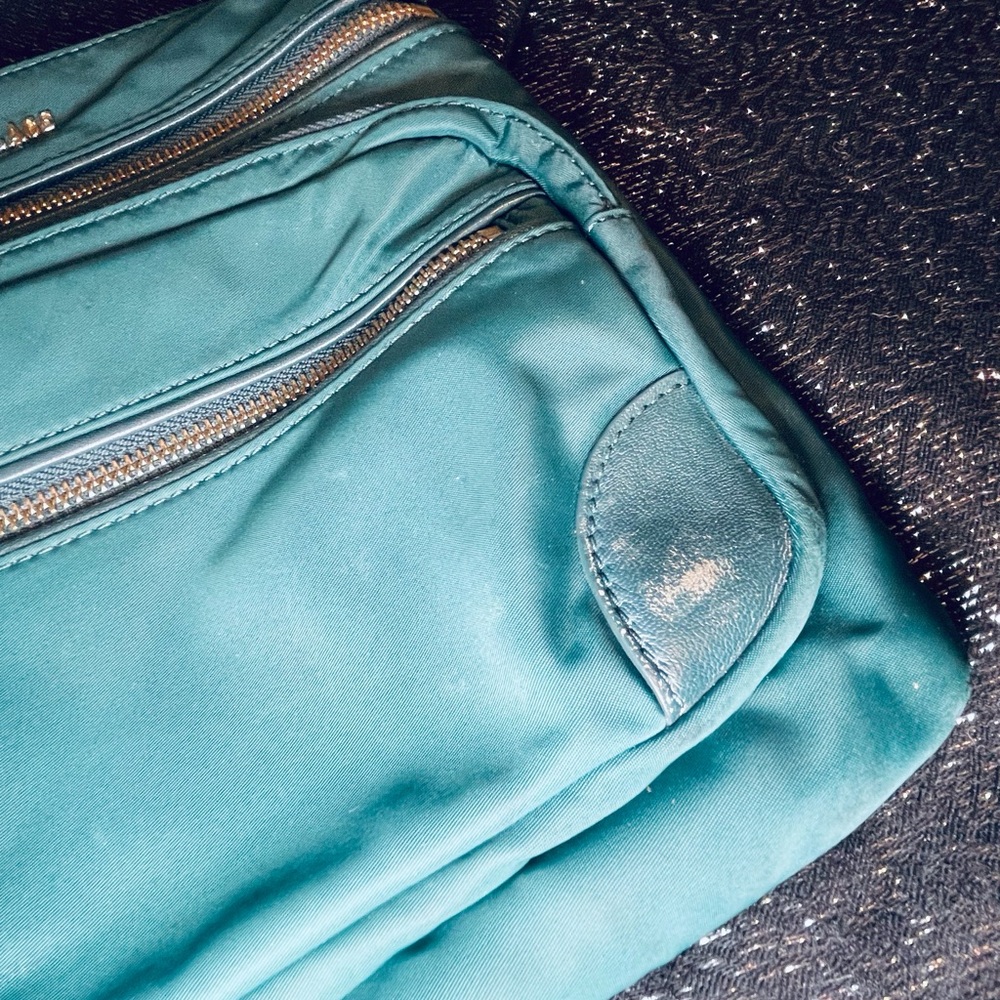 MZ Wallace Dark Green Nylon Crossbody Bag - Smooth Finish - Picture 7 of 16